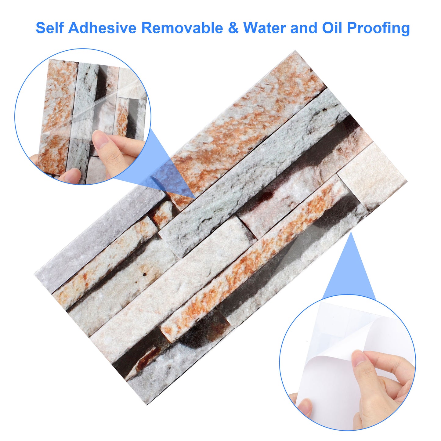 Self-Adhesive Gloss Marble Wallpaper - Waterproof and Versatile