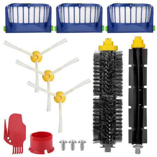 Vacuum Cleaner Replacement Set - Compatible with iRobot Roomba 500 600 Series