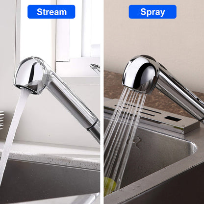 Replacement Sprayer Head Kitchen Faucet - Universal Compatibility Kitchen Faucet,Premium Dual-Mode Pull-Out Sink Sprayer Head for Bathroom Kitchen Sink Mixer Tap