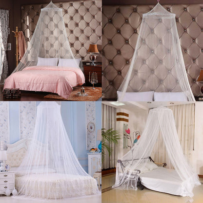 Mosquito Net, Elegant Bed Canopy, Ideal for Indoors or Outdoors, Covering Beds, Cribs, Hammocks