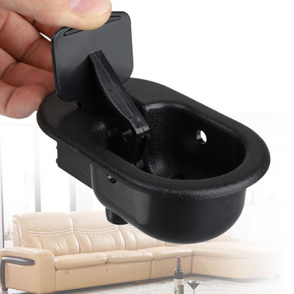 Black Metal Pull Recliner Handle (for Standard 5mm), Recliner Replacement Parts,fits Ashley and Major Recliner Brands Couch Style Pull Chair Release Handle for Sofa