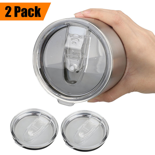 30oz Tumbler Lids Cover Replacement, Fits for YETI Rambler Ozark Trail, Spill-proof Splash Resistant Lids Covers for Tumblers Cups, 2 Pack