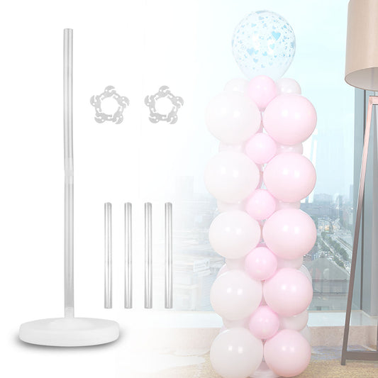 Balloon Column Decorations Stand Base Kit, 52inches Height Balloon Column Base Stand Holder with Pole, 2 Balloon Clips, Balloon Tower Decoration for Birthday,Wedding Any Party/Event Decorations