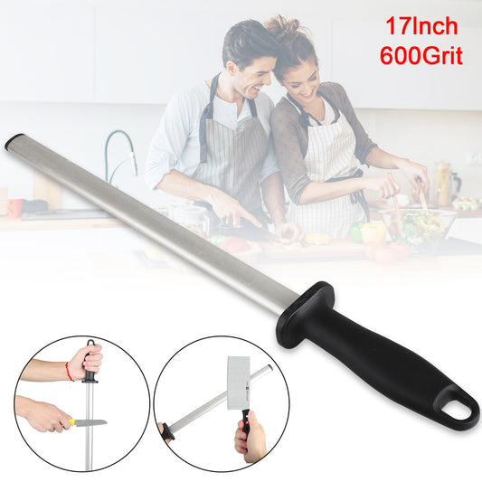 12" Diamond Knife Sharpener Rod, Professional Sharpening Steel for Master Chef, Knife Sharpening Rod, Knife Honer Stick for Kitchen, Home, Diamond Blade Sharpener