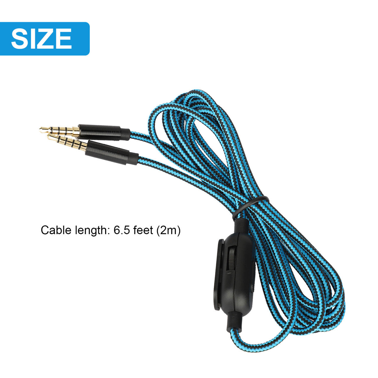 6.6ft Gaming Headset Replacement Audio Cable Cord 3.5mm For Astro A10 A30 A40