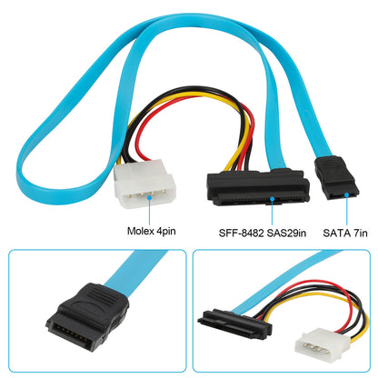 Adapter Hard Drive Splitter Data Cable for PC Making DIY Projects