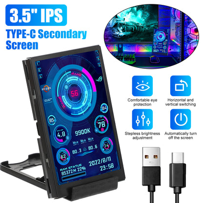 3.5inch IPS TYPE-C Secondary Screen