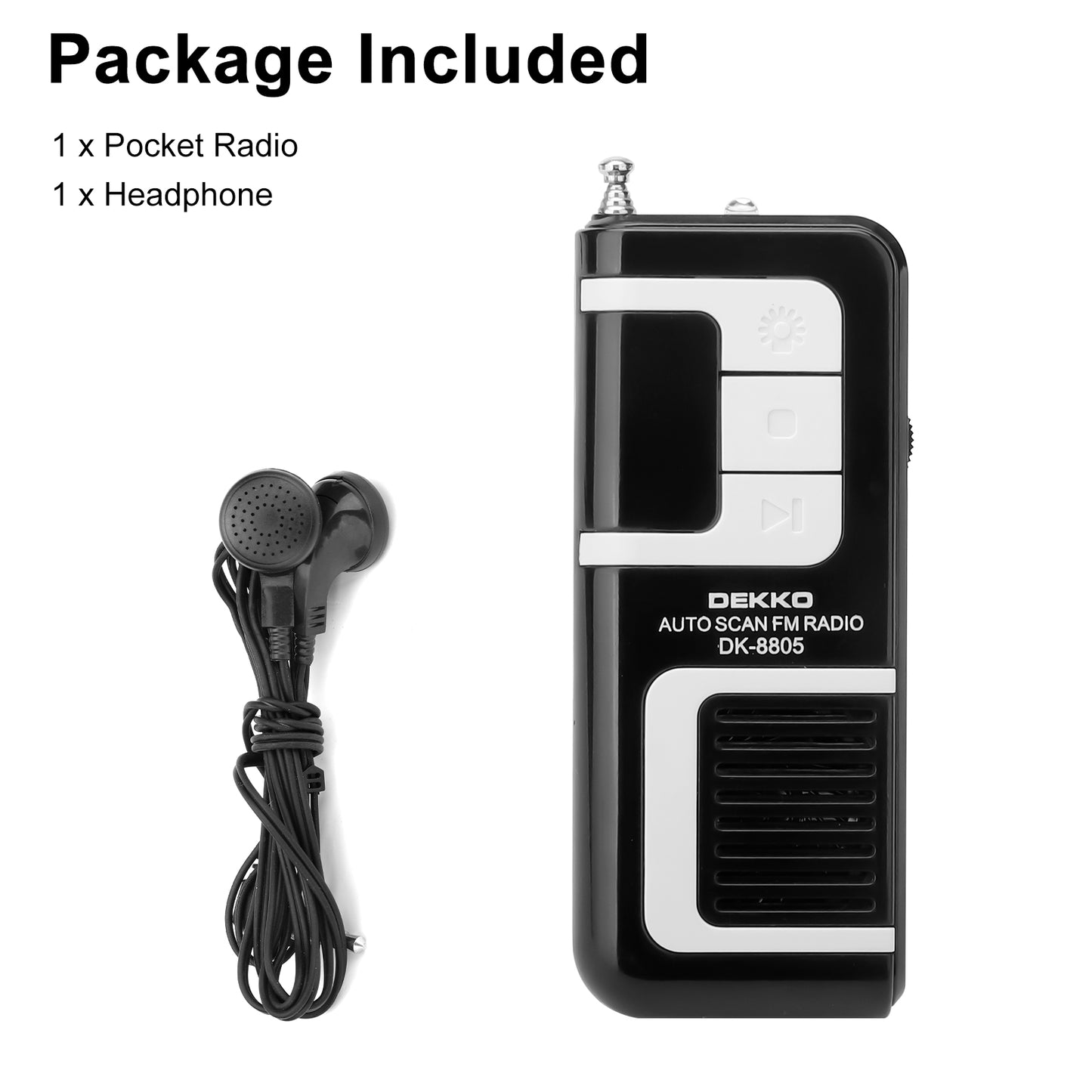 Portable Pocket Walkman FM Radio