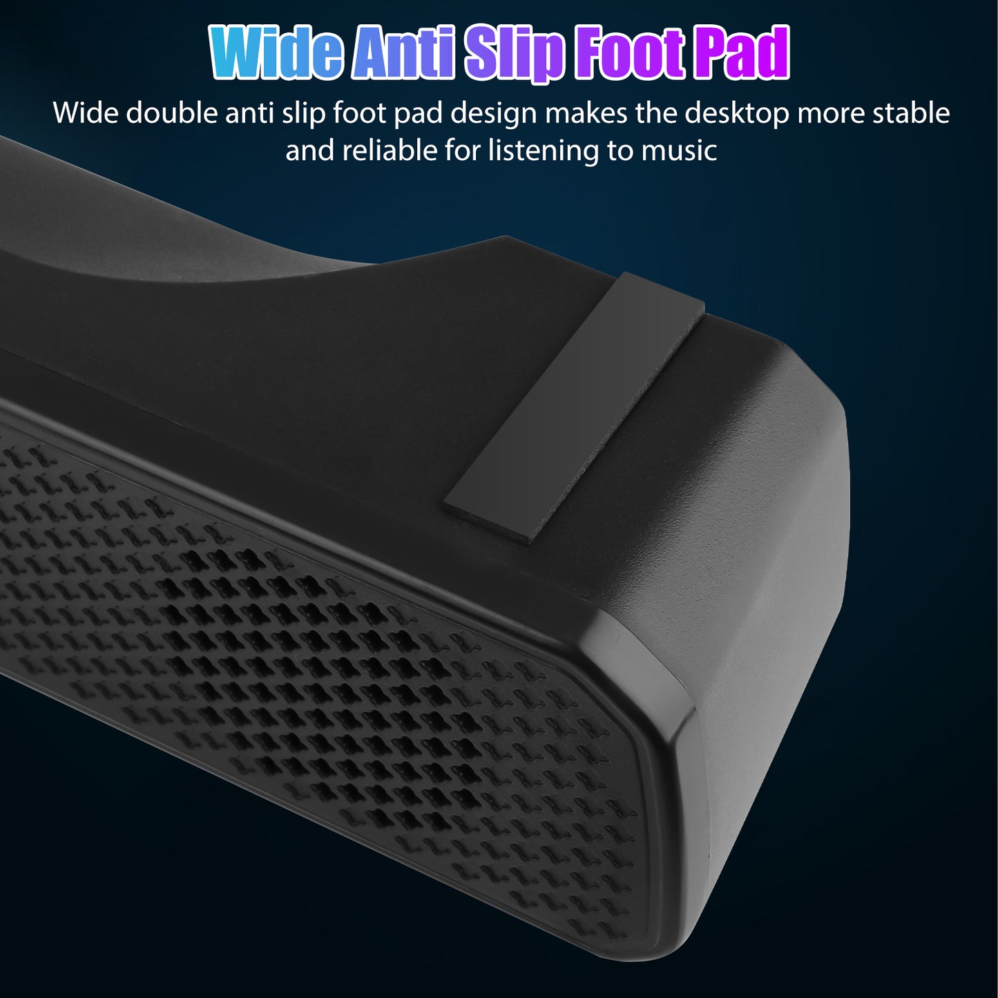 RGB 3.5mm Computer Speaker Sound Bar – 6W Wired Bass Audio with USB Power, for Gaming, Home, Outdoor, Party