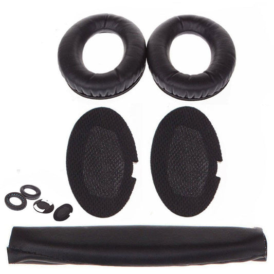 Replacement Ear Pads Earpad Cushion Cup Cover w/ Headband Cushion for Boses QuietComfort QC15 QC2 QC25 Headphone