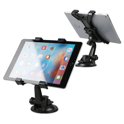 360° Rotation Car Mount Windshield Desk Dashboard for iPad Pro 9.7 iPad Mini 4/3/2/1 Samsung Galaxy Tab E 9.6/8.0 A 7.0/8.0/9.7 and All 7-10 inch Tablets