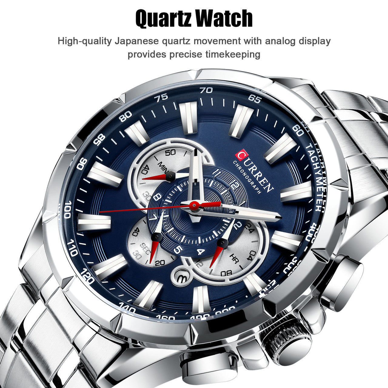Men's Fashion Quartz Watch, 8363