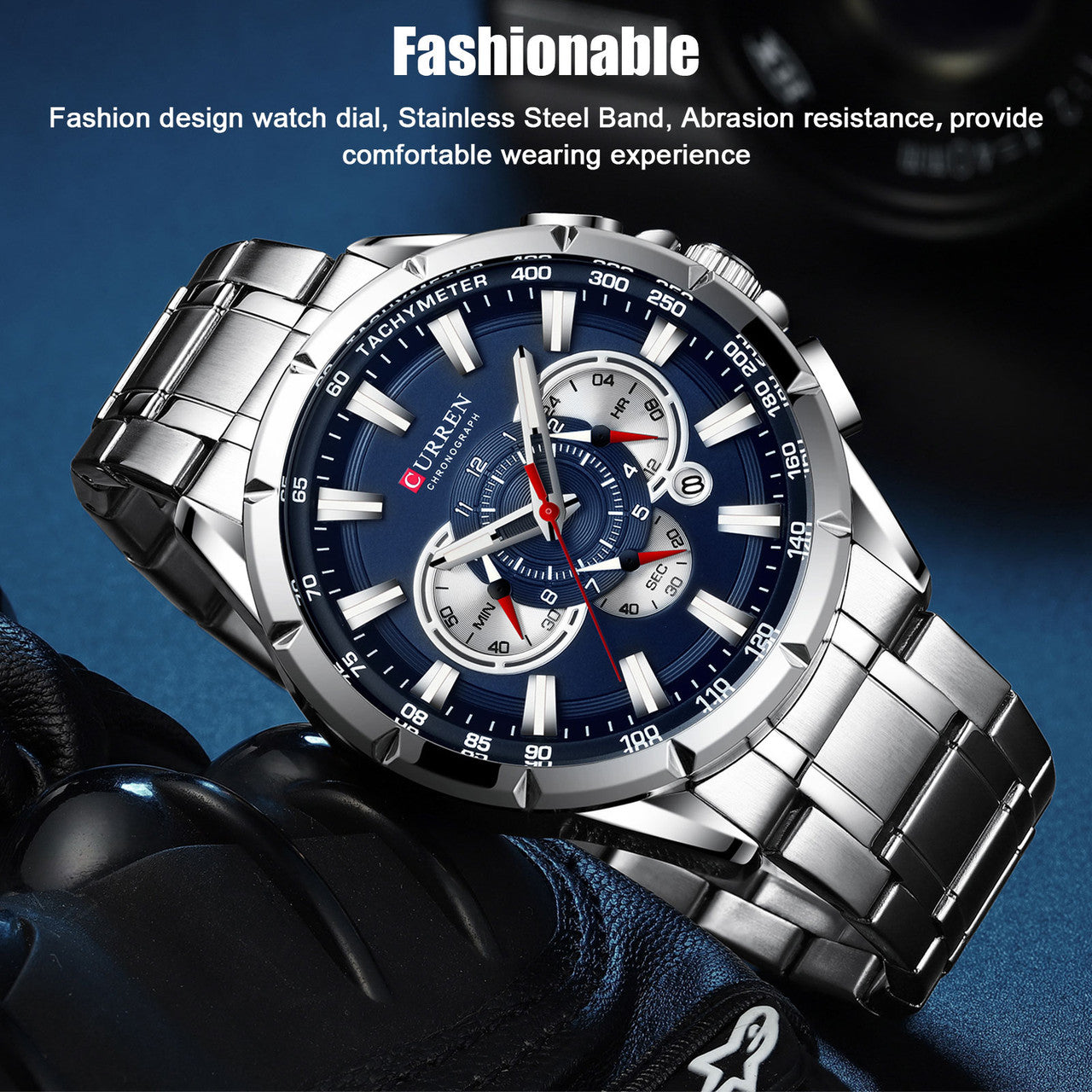 Men's Fashion Quartz Watch, 8363