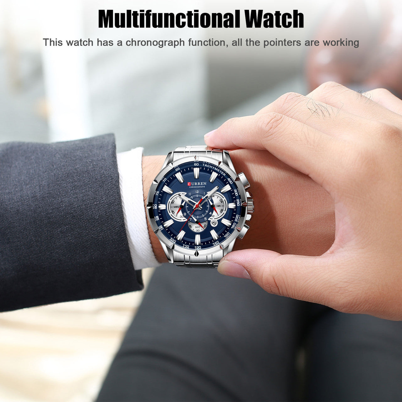 Men's Fashion Quartz Watch, 8363