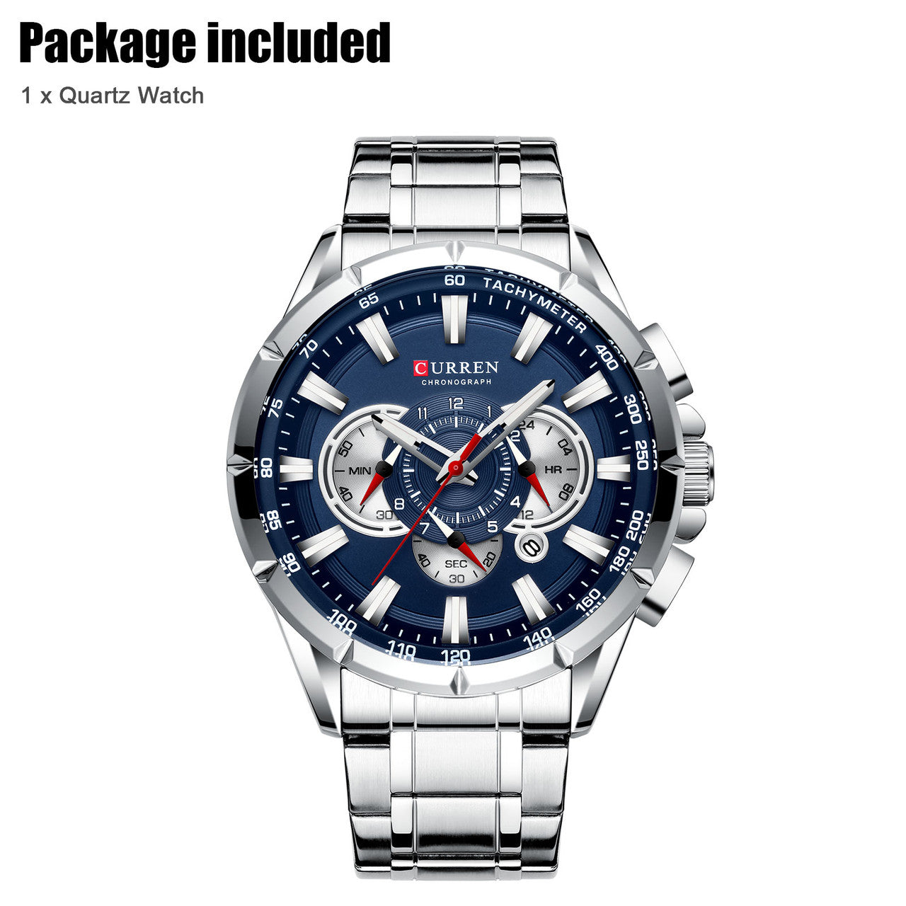 Men's Fashion Quartz Watch, 8363