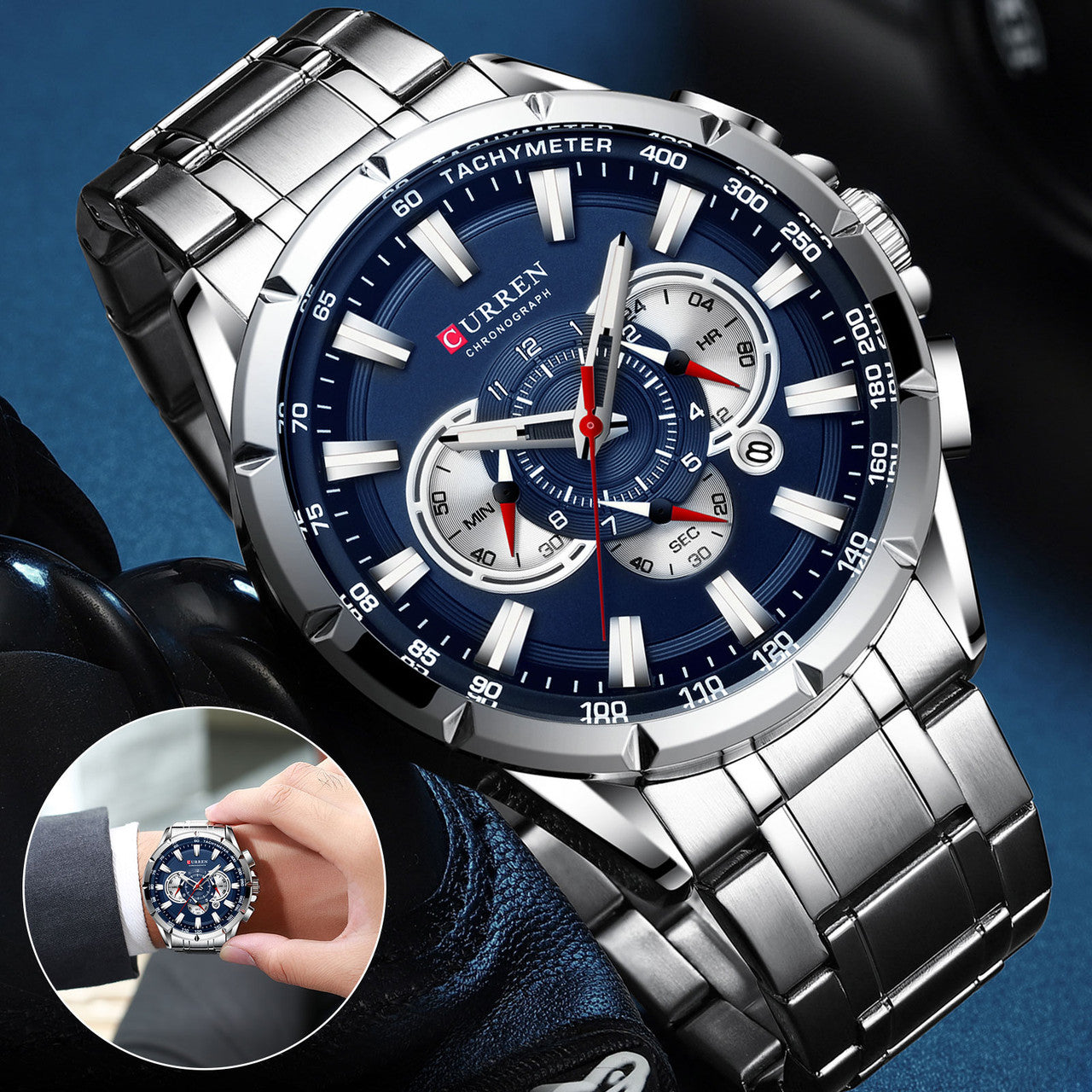 Men's Fashion Quartz Watch, 8363