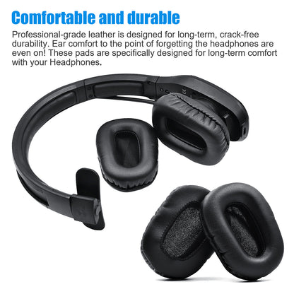 Replacement Headset Foam Cushion Kit Compatible with BlueParrott B450-XT, 6 Pcs