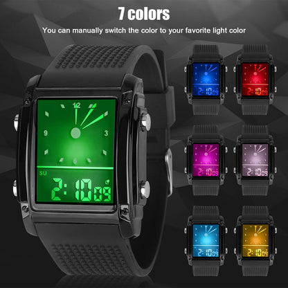 SKMEI Men's Digital Army Military Sport Quartz Waterproof Watch