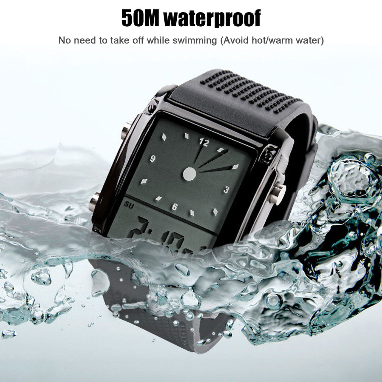 SKMEI Men's Digital Army Military Sport Quartz Waterproof Watch