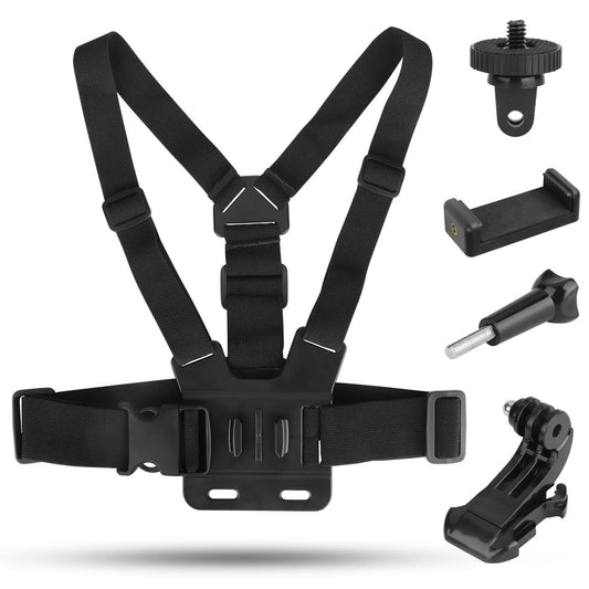 CN-26 Mobile Phone Chest Strap Mount for Travel, Secure and Stable