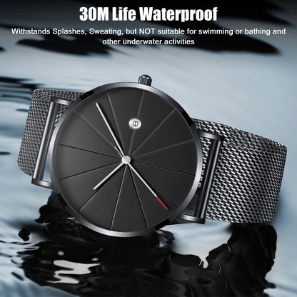 Fashionable Men Minimalist Stainless Steel Quartz Watch