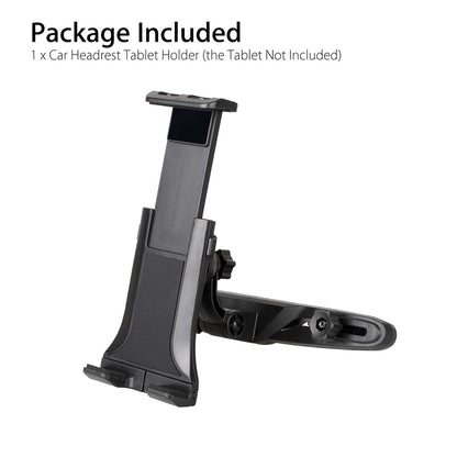 360°Multi-Angle Rotation Car Backseat Seat Holder Sedan Headrest Stand Compatible with iPhone iPad Galaxy Tab Nintendo & 4"- 10" Smartphones and Tablet