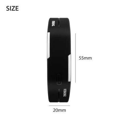 Silicone Waterproof LED Digital Sport Wristwatch Men Women Bracelet Watch, Atomatic Shut-Down Noise-free 30M Water Resistant shock/Scratch Resistant, Black