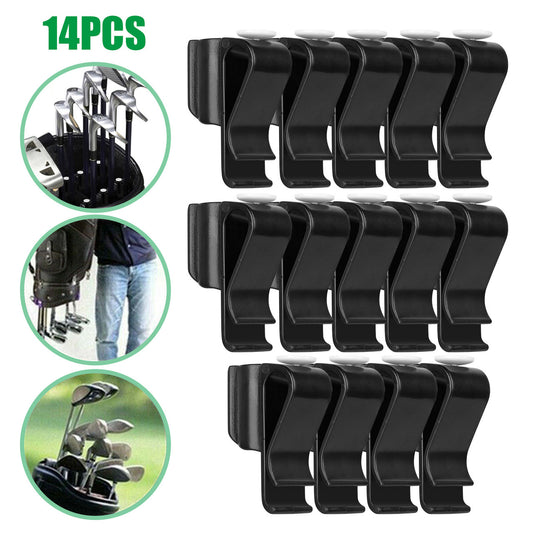 Clip On Golf Putter Bag Iron Driver Organizer, 14pcs