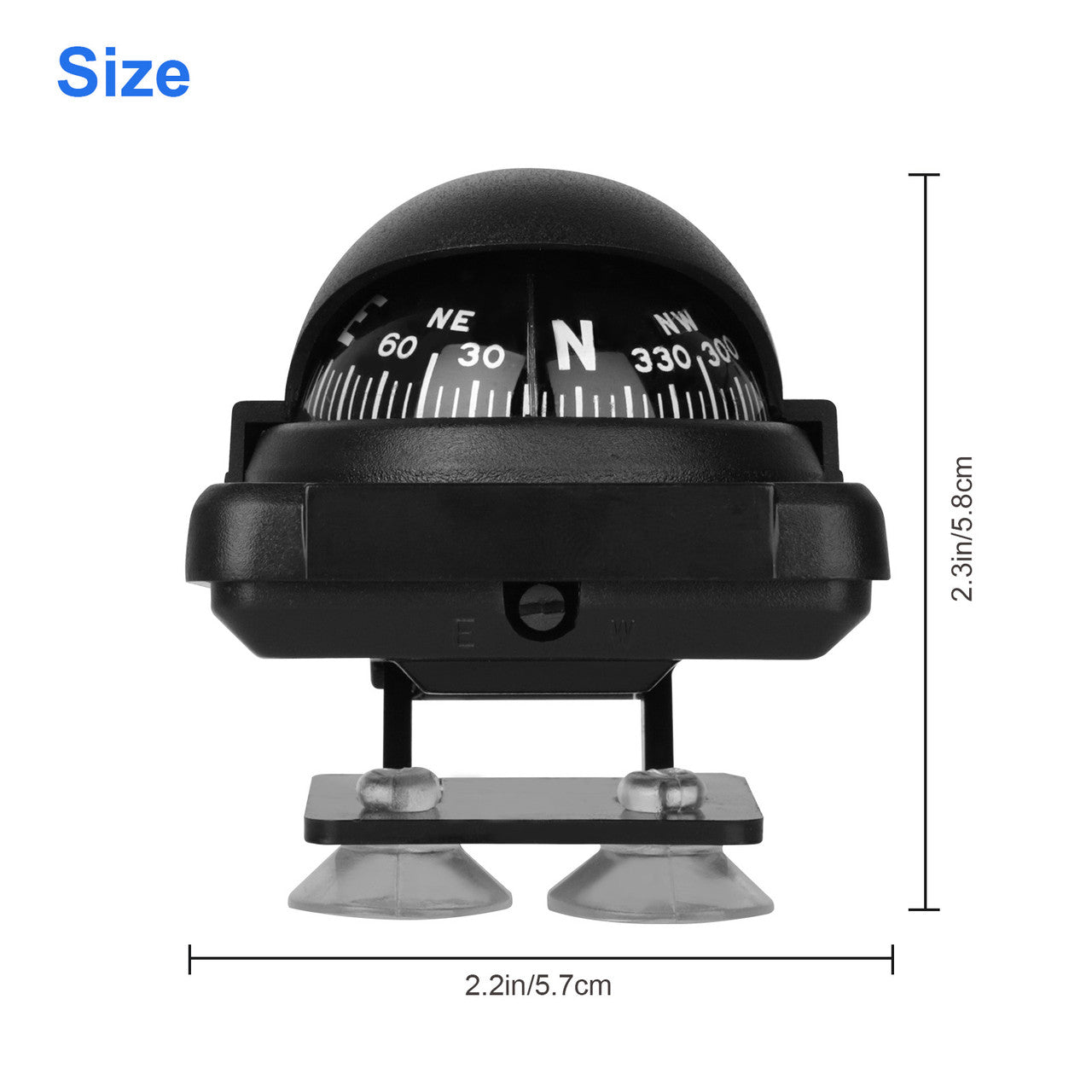 Car Ship Compass with Strong Stability and Multi-Viewing Angle