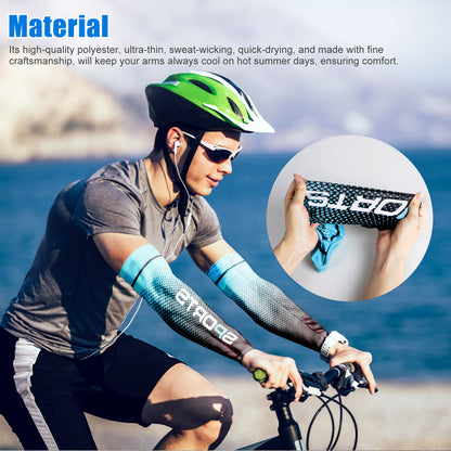 Outdoor Sun Protection Cooling Ice Silk Arm Sleeves