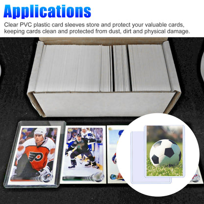 3” X 4” Top Load Card Holder for Standard Trading Cards 25-Count for Baseball, Football, Basketball, Hockey, Golf, Single Sports Cards Top Loads