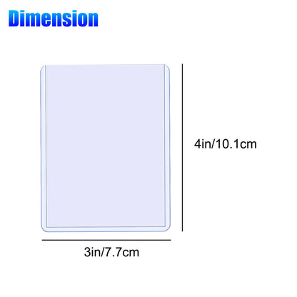 3” X 4” Top Load Card Holder for Standard Trading Cards 25-Count for Baseball, Football, Basketball, Hockey, Golf, Single Sports Cards Top Loads