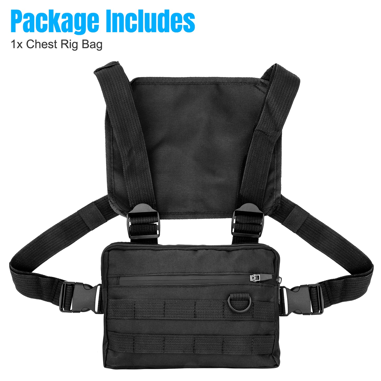 Tactical Pack - Oxford Fabric Chest Rig Bag for Outdoor Sports and Activities