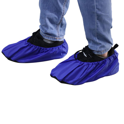 Reusable Boot and Shoe Covers- Water Resistant Non Skid and Washable for Contractors,2 Pairs