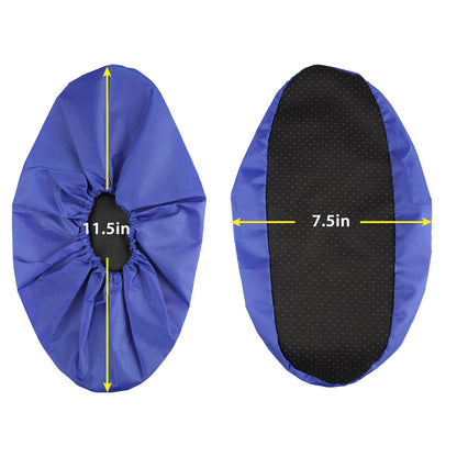 Reusable Boot and Shoe Covers- Water Resistant Non Skid and Washable for Contractors,2 Pairs