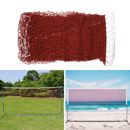 Outdoor Replacement Badminton Net, Indoor Standard Regulation Badminton Court Training Nets for Tennis, Soccer Tennis, Pickleball, Kids Volleyball