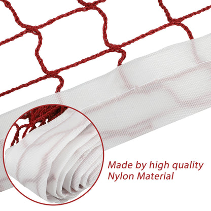 Outdoor Replacement Badminton Net, Indoor Standard Regulation Badminton Court Training Nets for Tennis, Soccer Tennis, Pickleball, Kids Volleyball