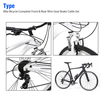 Bicycle Derailleur Cable Brake Wire Replacement Kit for MTB Road Bicycle Repairing, 23Pcs