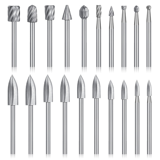 Wood Carving Drill Bit Set for DIY Projects and Home Improvement, 20pcs