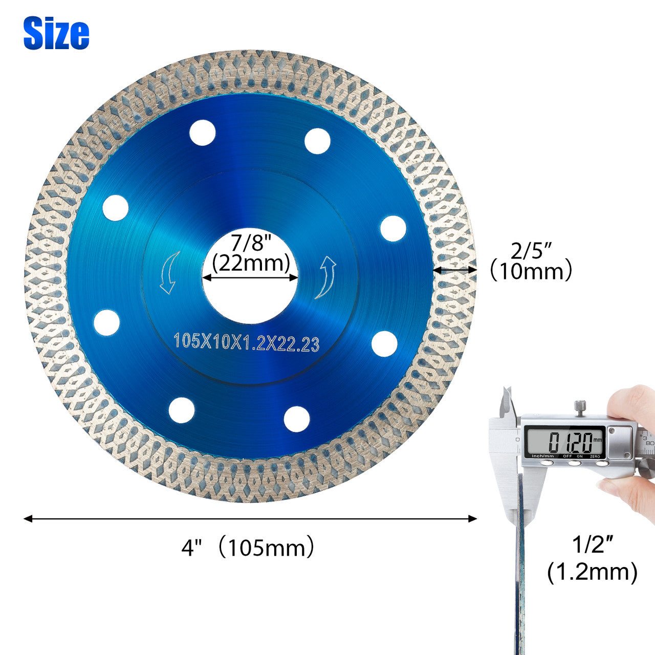 4" Cutting Disc Wheel for DIY Projects and Home Improvement, 3pcs