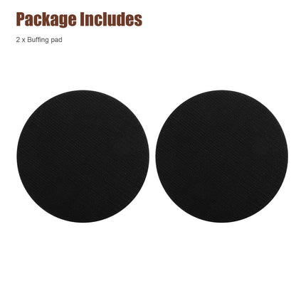 2 Packs 6 Inch Soft Density Interface Pads Hook and Loop 6" Sponge Cushion Buffer Backing Pad (Set of 2) / 6" Diameter