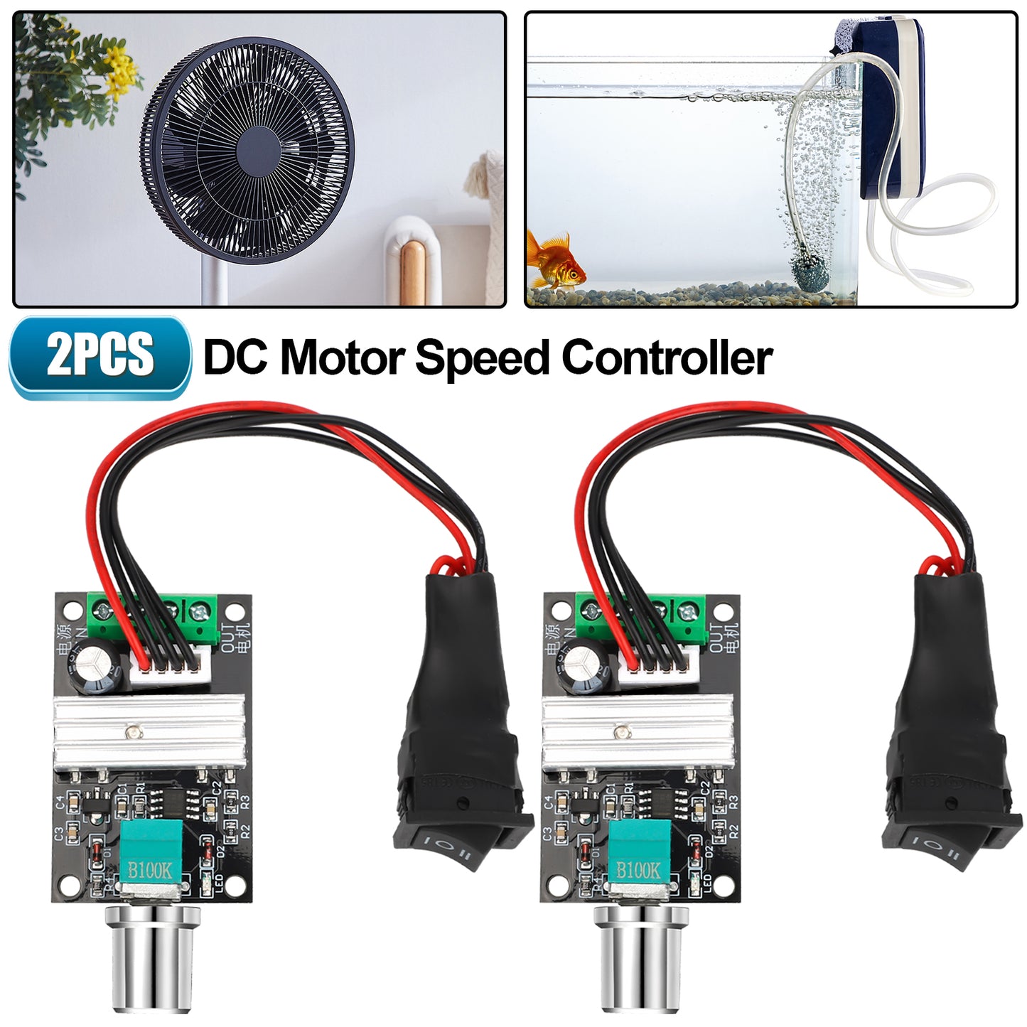 DC Motor Speed Switch Controller