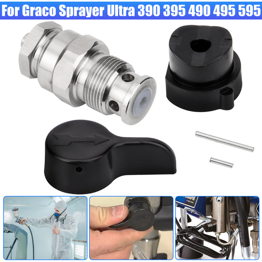 Paint Sprayer Spray Valve - Replacement Part for Graco Sprayers 390, 395, 490, 495, 595