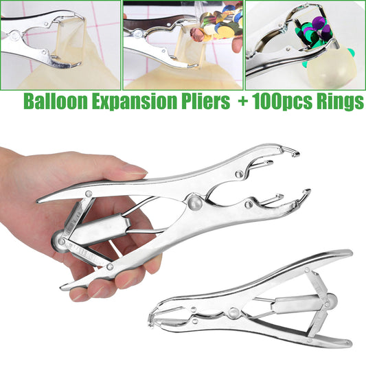 Balloon Expander Tool Set - Effortless Sequin Insertion for Balloon Decorating - Durable Stainless Steel Design