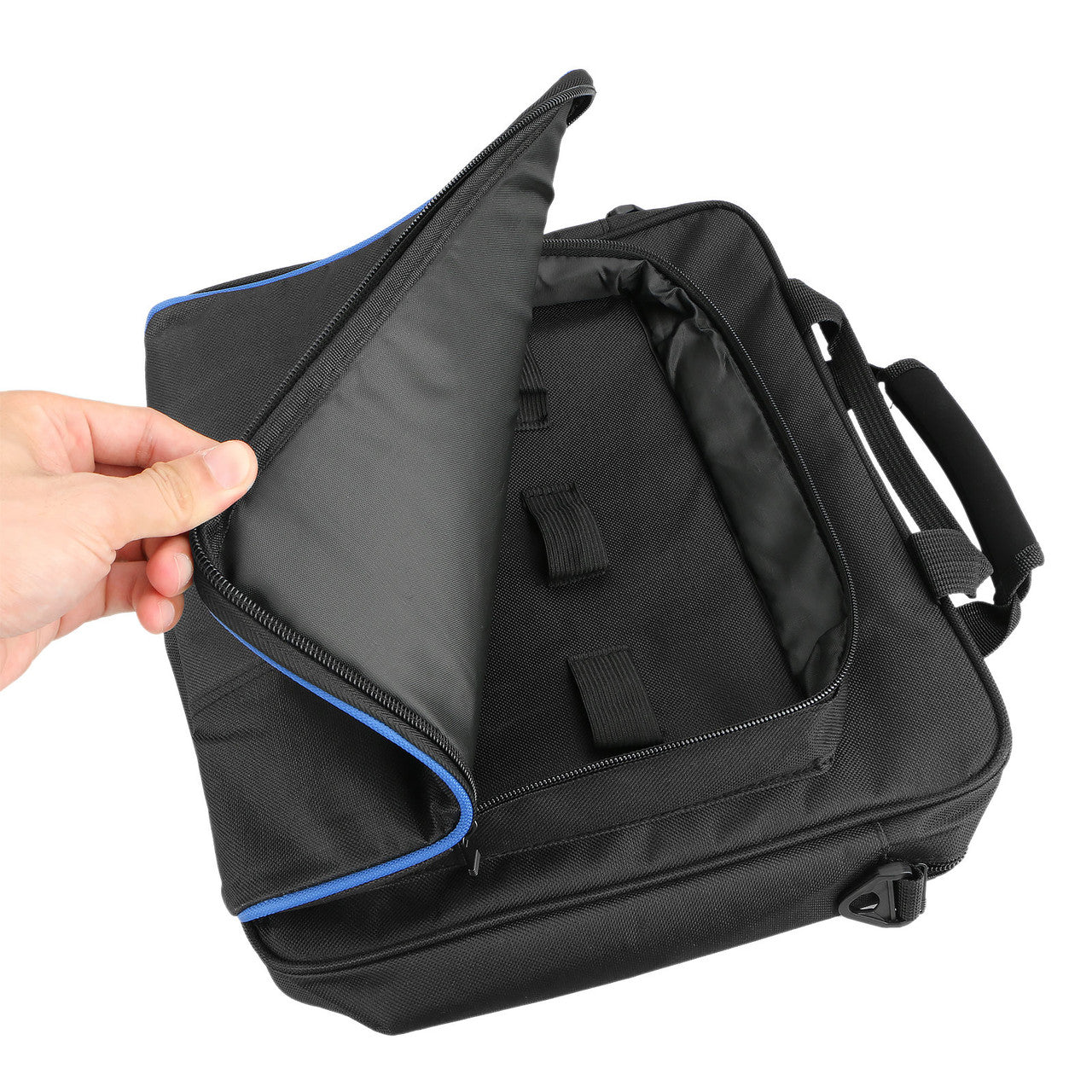 Black Multifunctional Carry Bag Travel Case Handbag For Sony PlayStation 4 PS4 Console and Accessories