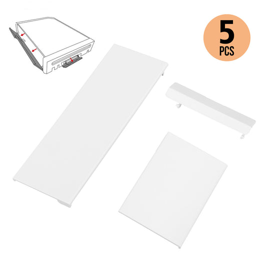 Door Slot Cover, 15-Pack Memory Card Door Slot Cover Lids Replacement for Nintendo Wii Console