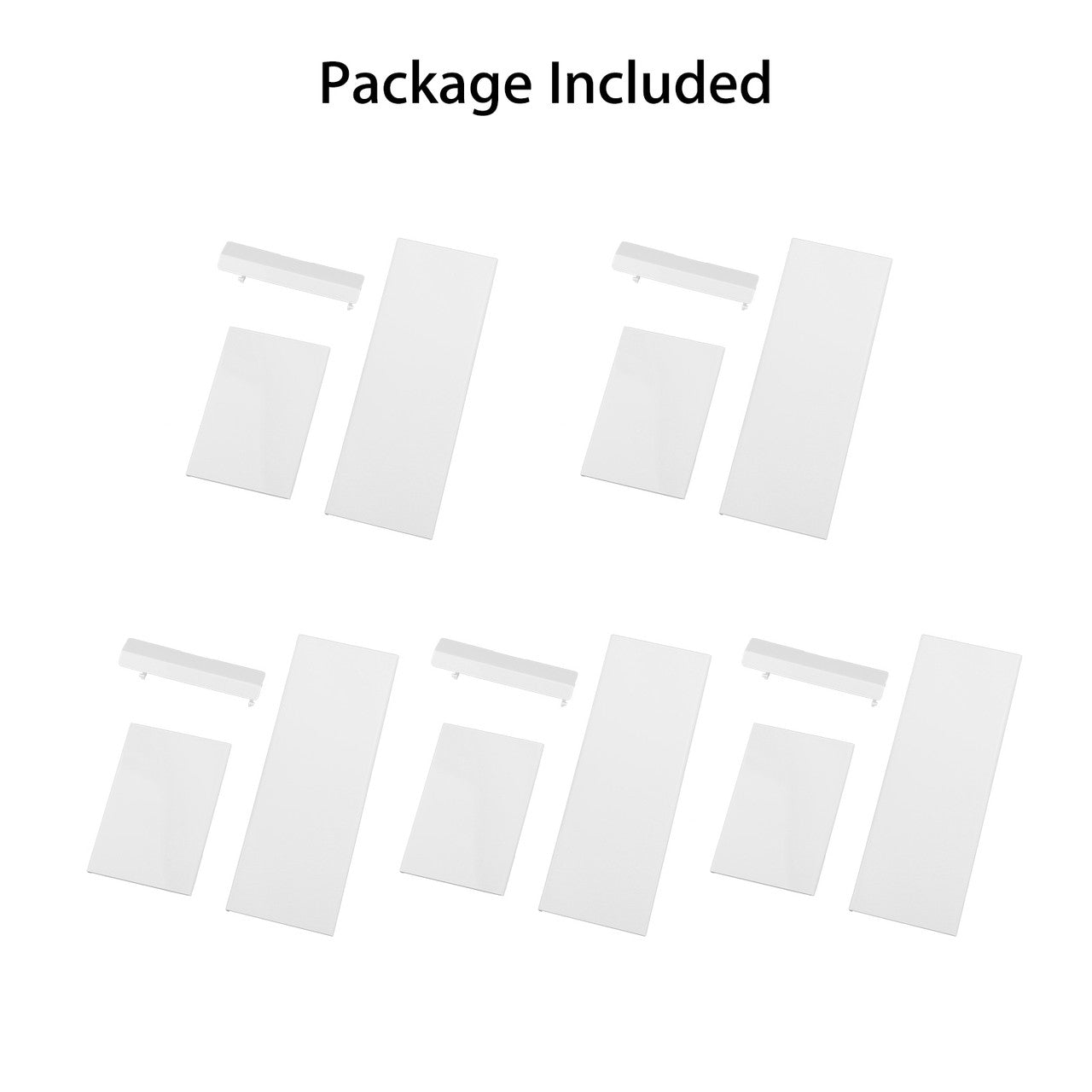 Door Slot Cover, 15-Pack Memory Card Door Slot Cover Lids Replacement for Nintendo Wii Console